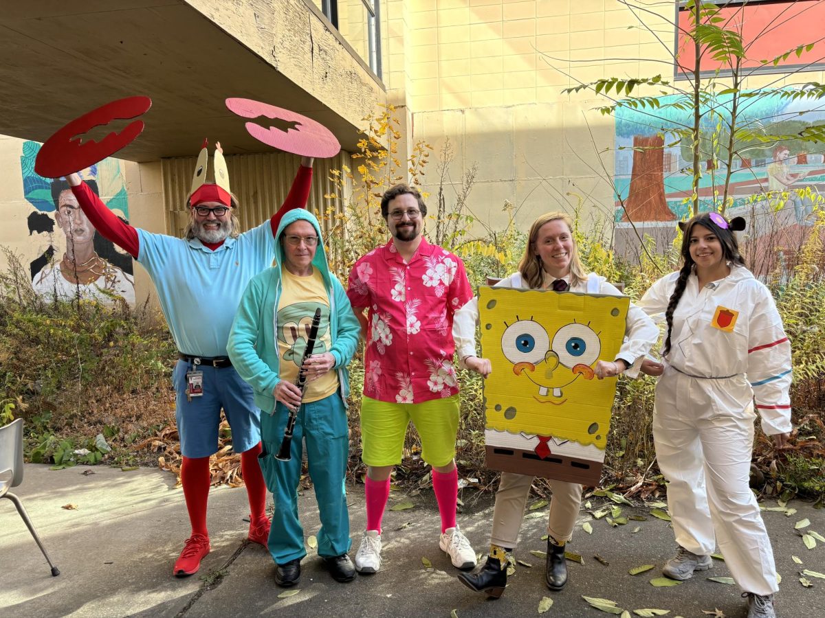 The Art Department wowed students and staff with their Halloween costumes.