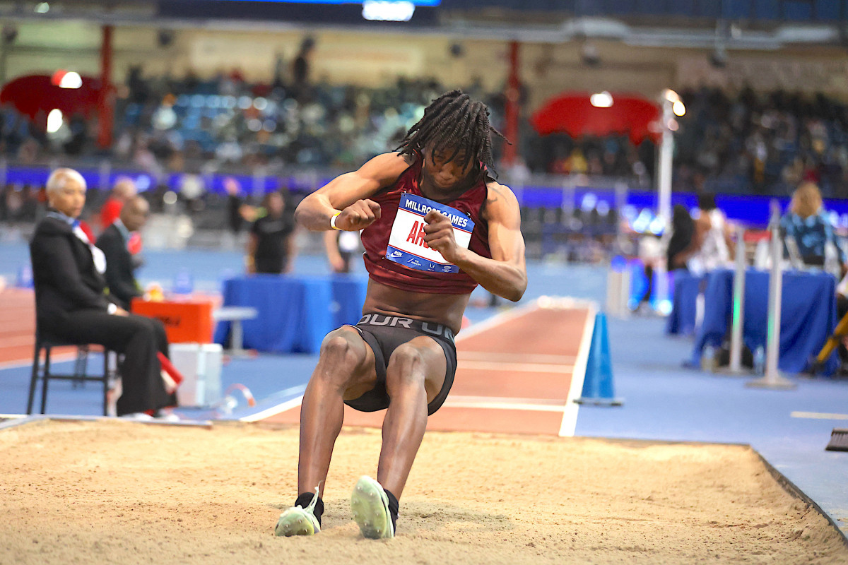 Flying High: Senior Micheal Ahoua Ranks #3 in the Nation for Long Jump