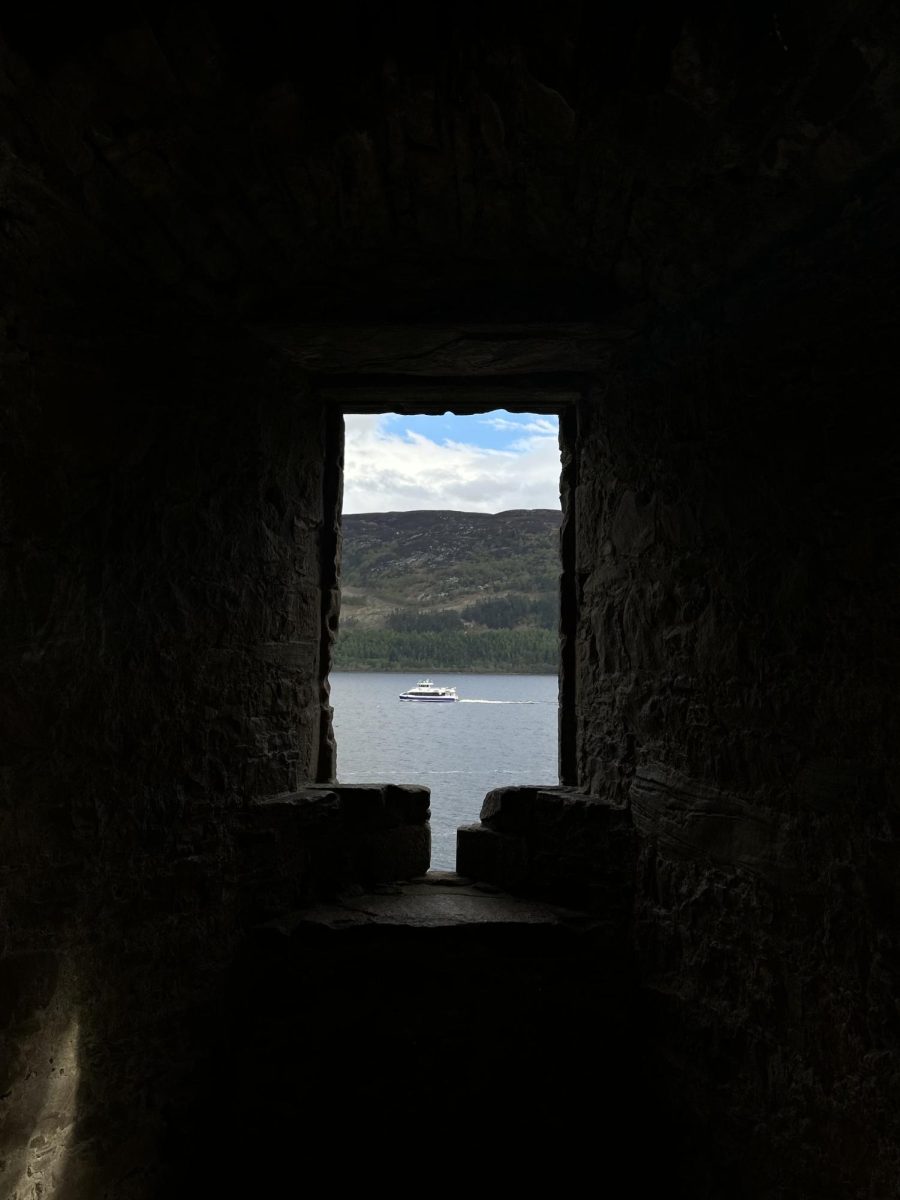 A little window to Loch Ness.