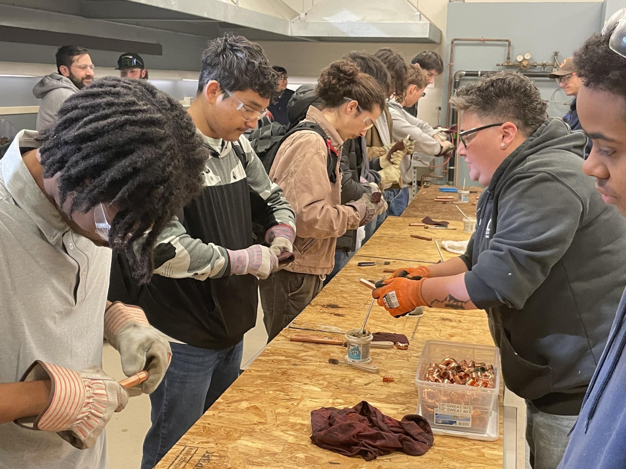 THS Seniors Test out Trades at Local 777
