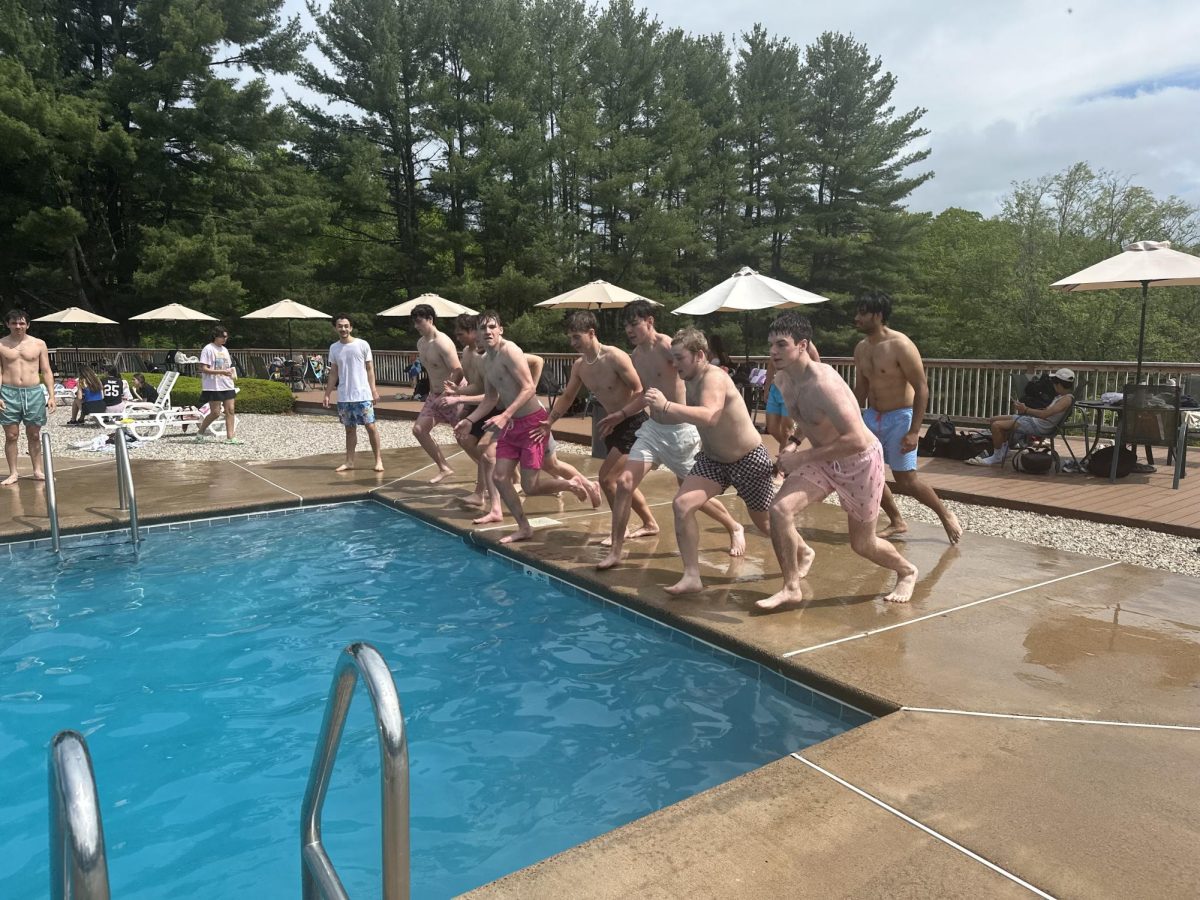 Hot weather made for much needed pool time at the May 16th Senior Outing.