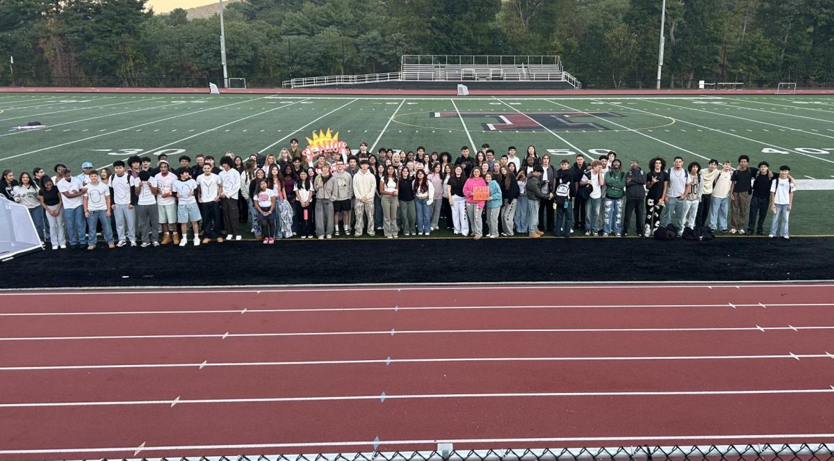 Seniors celebrated their "last first" day of public education with a sunrise gathering on the track.