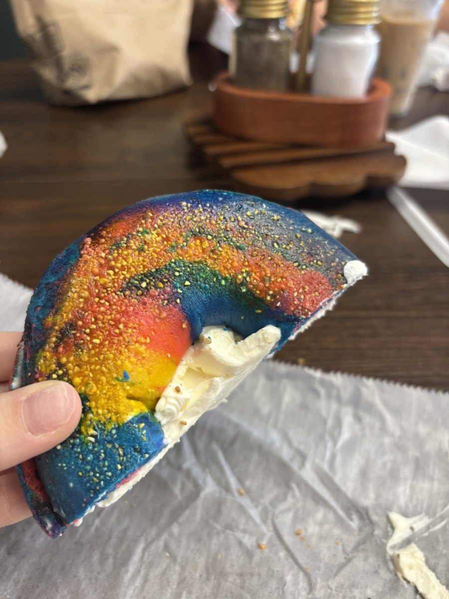 The rainbow bagel.