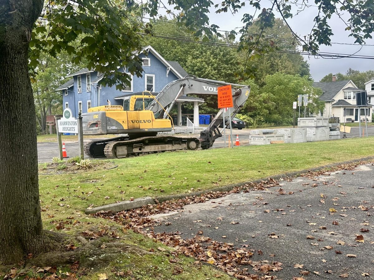 Senior Alanis Ortiz is particularly frustrated with construcion. "There is an excavator perched in my yard."