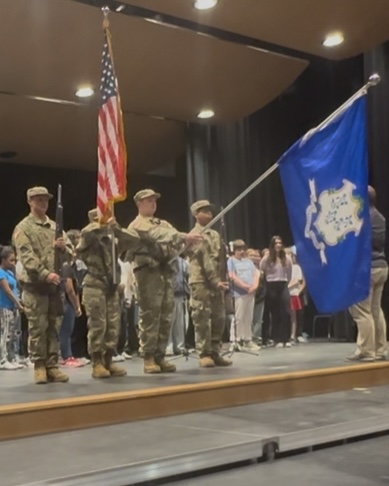 AFJROTC Presentation of Colors at the THS 9/11 Remembrance Ceremony.