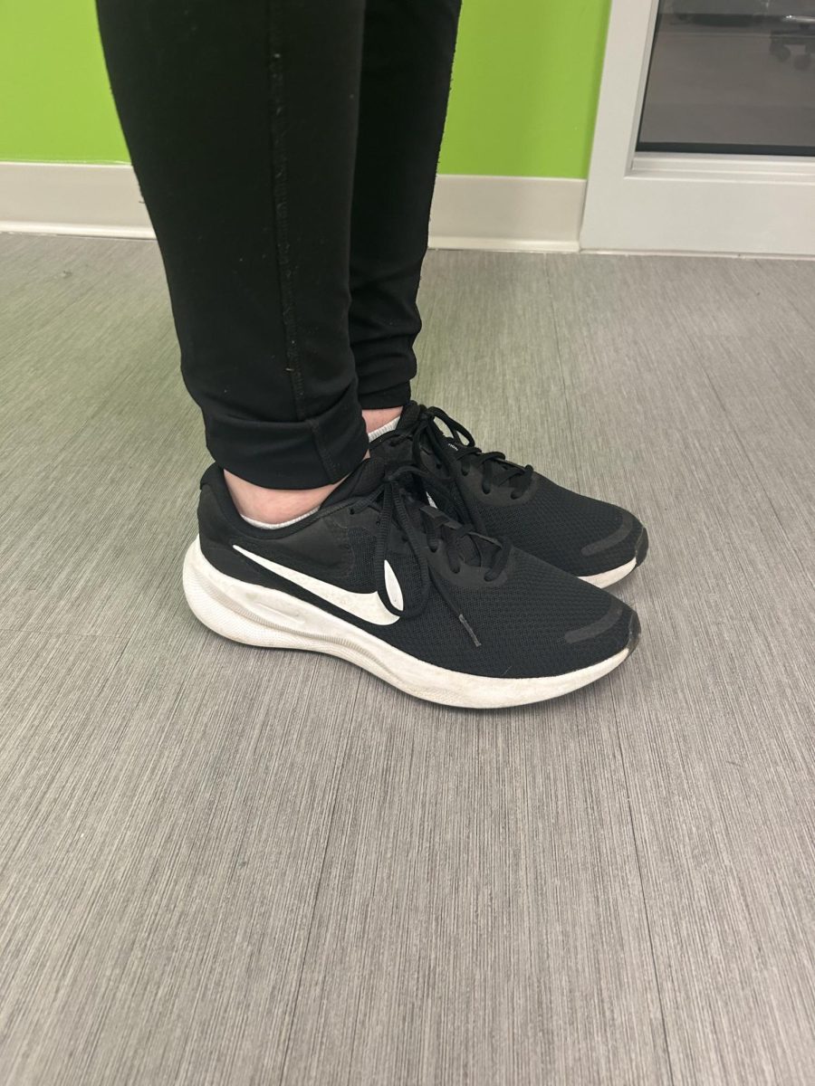 Shoes are a concern with the updated dress code. Sneakers are fine, but flip flops, slides, and sandals have been banned.