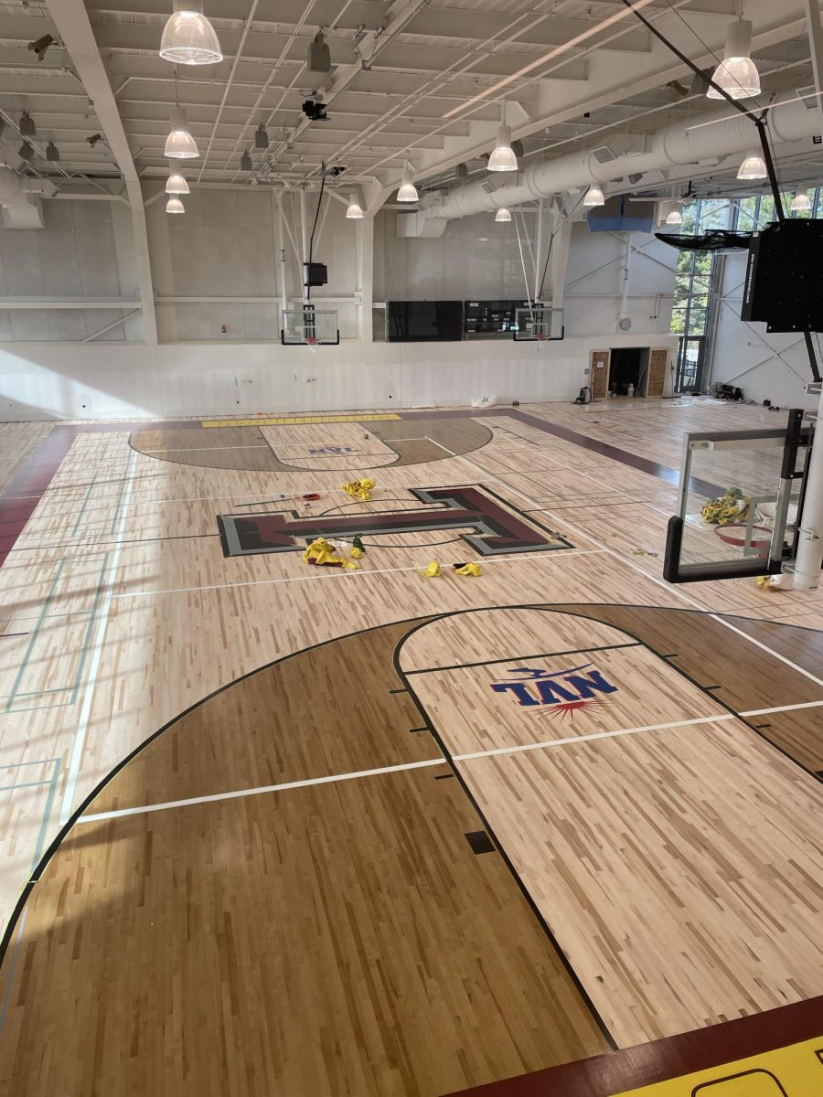 A look at the new THS gym in progress. Completion date is estimated for October 23, 2025.