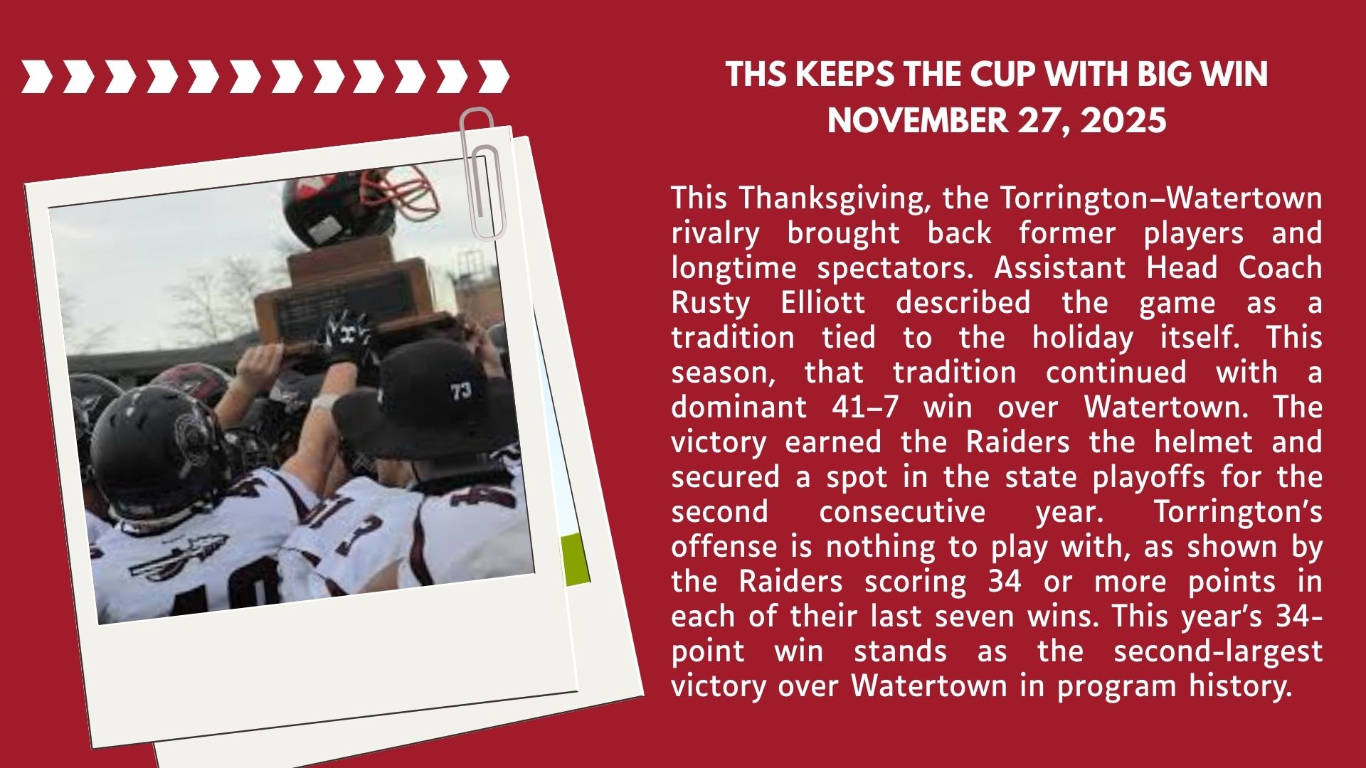 Torrington "Wrapped" 2025 - THS's Top Moments