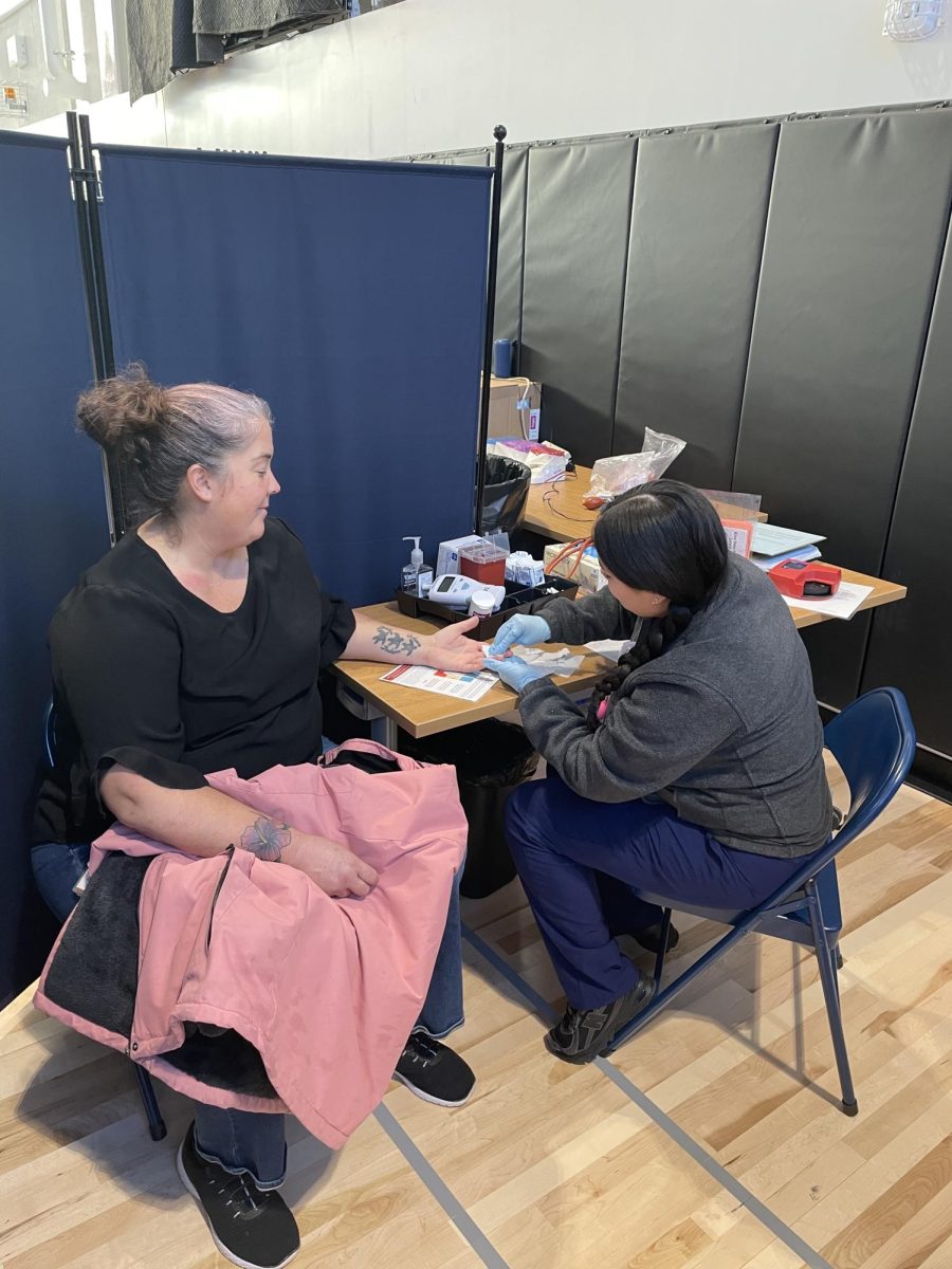 Ms. Norige was one of the many THS students and staff who gave blood this year, helping to save up to 117 lives. 