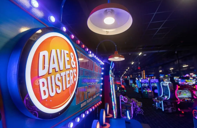 Dave and Buster's - a great option for cold or rainy spring break days.